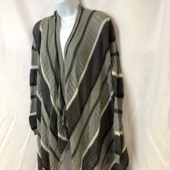 O’Neill Striped Flowy Cardigan Sweater XS NWT - Picture 6 of 11